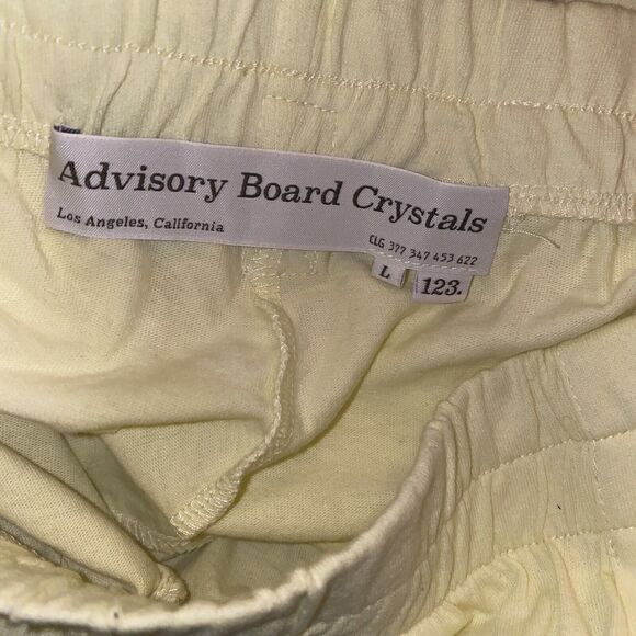 Advisory Board Crystals Abc. 123 Shorts‎ Size Large Lightweight Yellow - Picture 6 of 8